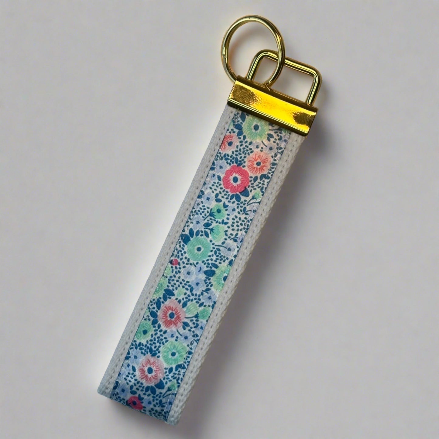 Blue Flower Keychain